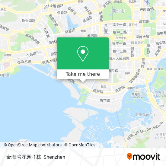 金海湾花园-1栋 map