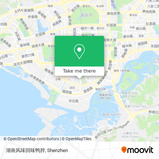 湖南风味回味鸭脖 map