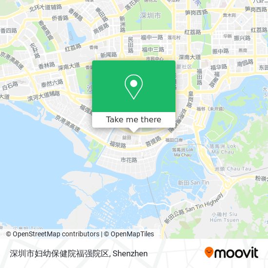 深圳市妇幼保健院福强院区 map