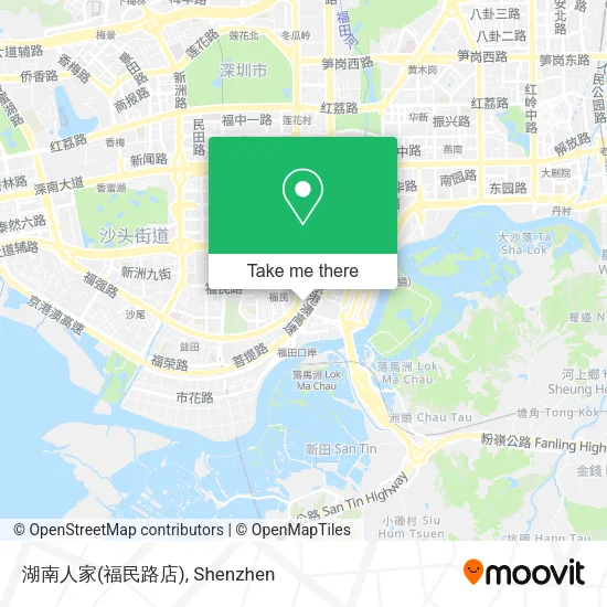 湖南人家(福民路店) map