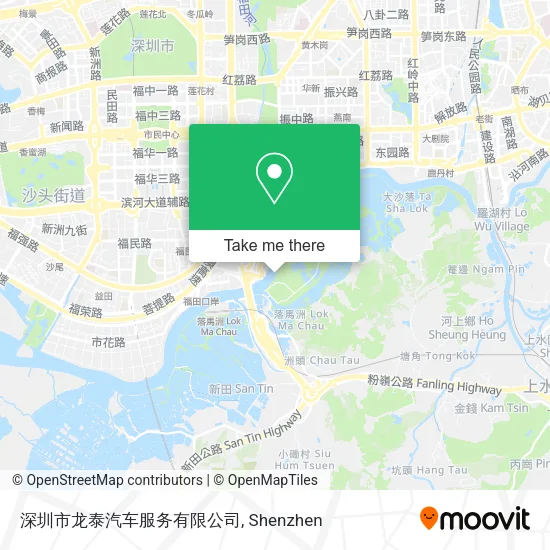 深圳市龙泰汽车服务有限公司 map