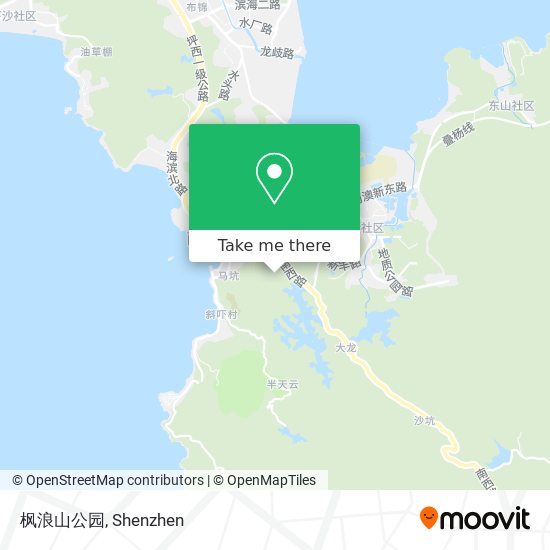 枫浪山公园 map