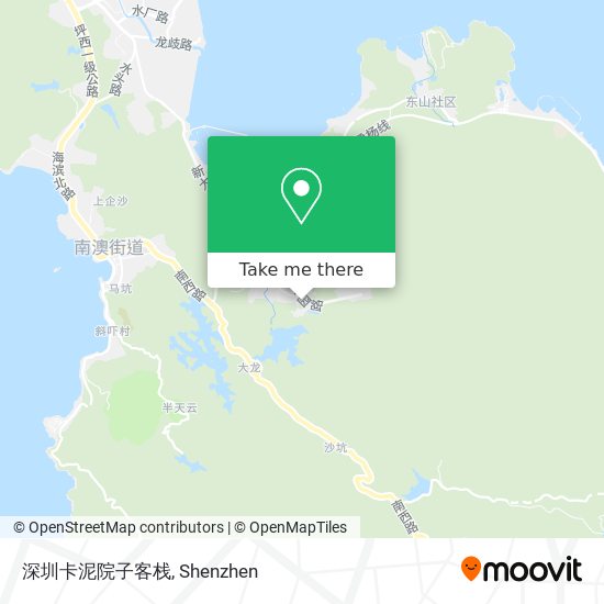 深圳卡泥院子客栈 map