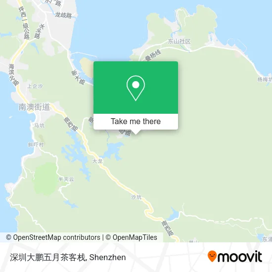 深圳大鹏五月茶客栈 map