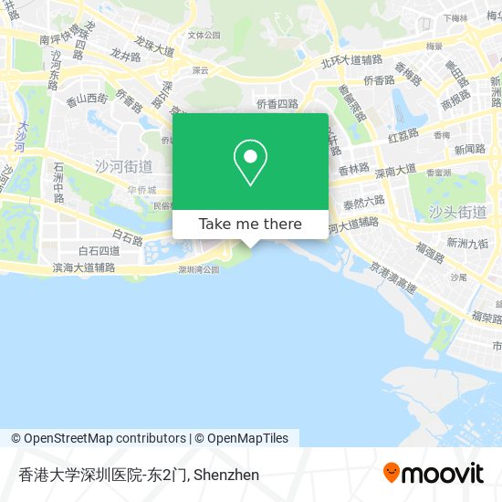 香港大学深圳医院-东2门 map