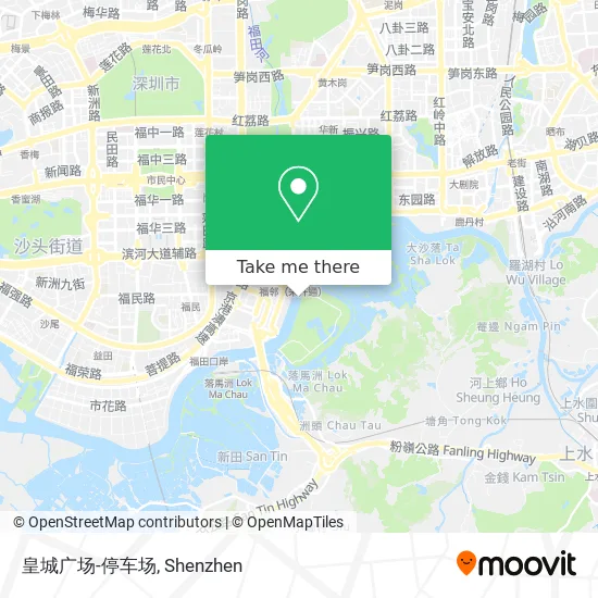 皇城广场-停车场 map