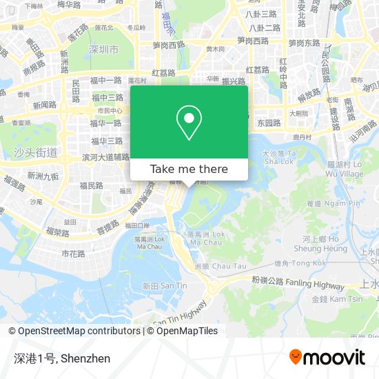 深港1号 map