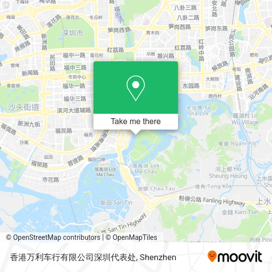 香港万利车行有限公司深圳代表处 map