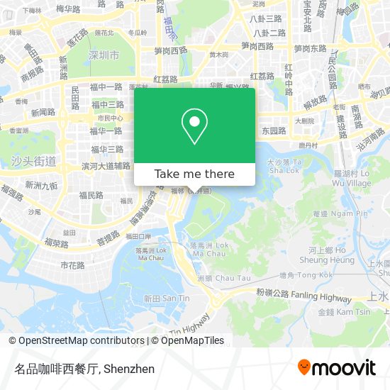 名品咖啡西餐厅 map