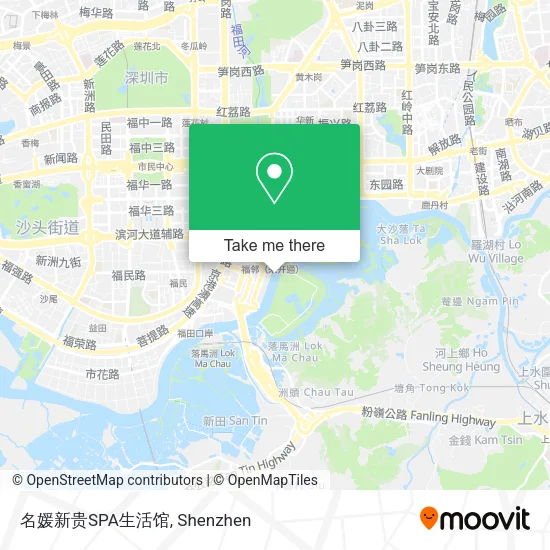 名媛新贵SPA生活馆 map