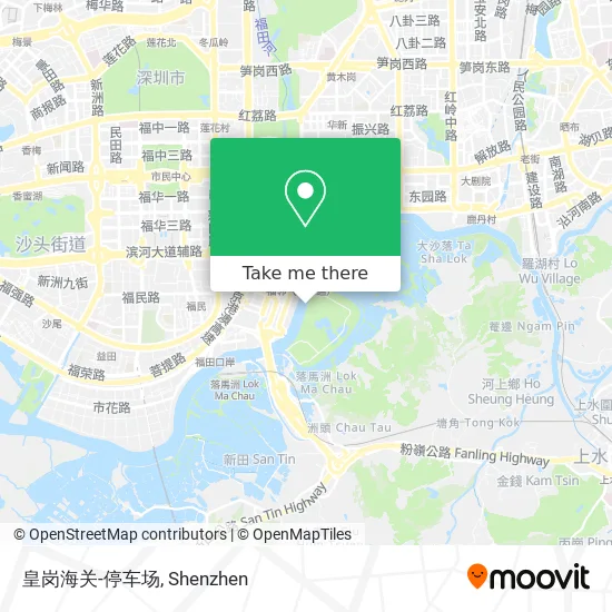 皇岗海关-停车场 map