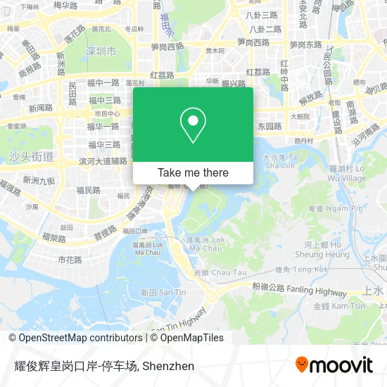 耀俊辉皇岗口岸-停车场 map
