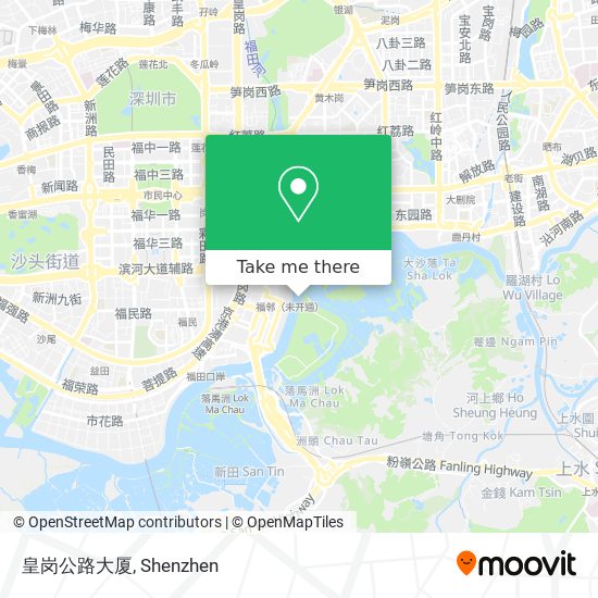 皇岗公路大厦 map