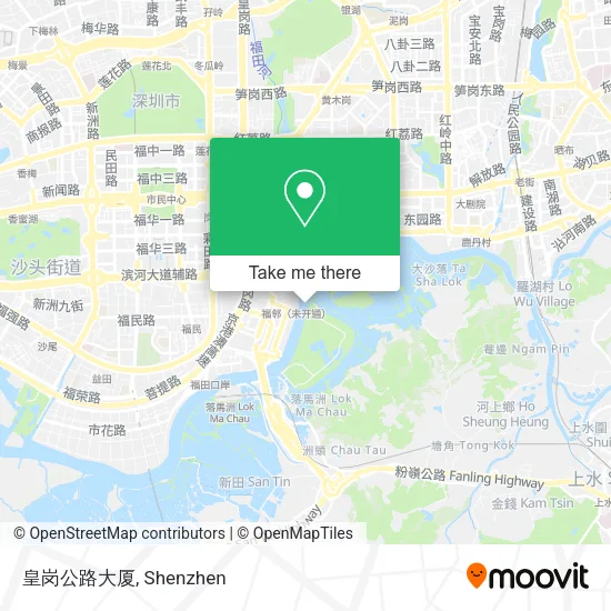 皇岗公路大厦 map