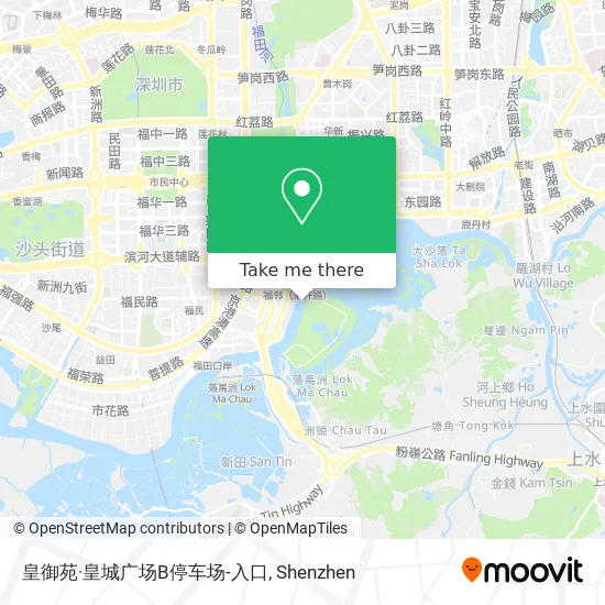 皇御苑·皇城广场B停车场-入口 map