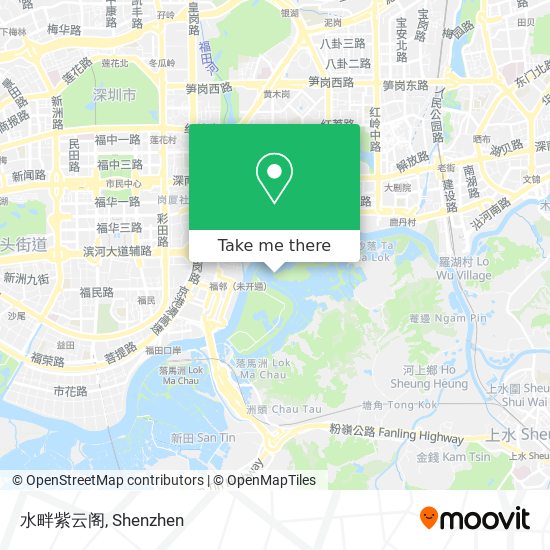 水畔紫云阁 map