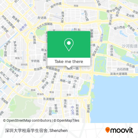 深圳大学桂庙学生宿舍 map