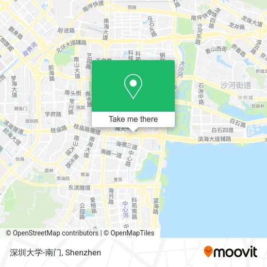 深圳大学-南门 map