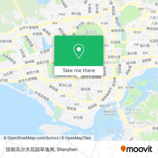 国都高尔夫花园翠逸阁 map