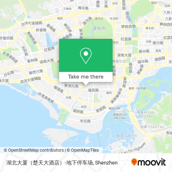 湖北大厦（楚天大酒店）-地下停车场 map
