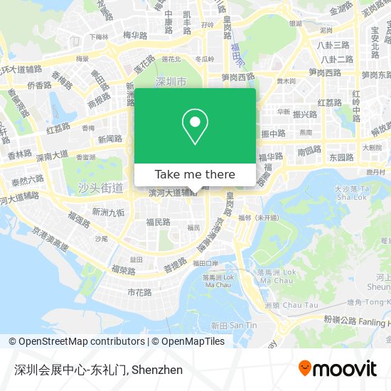 深圳会展中心-东礼门 map