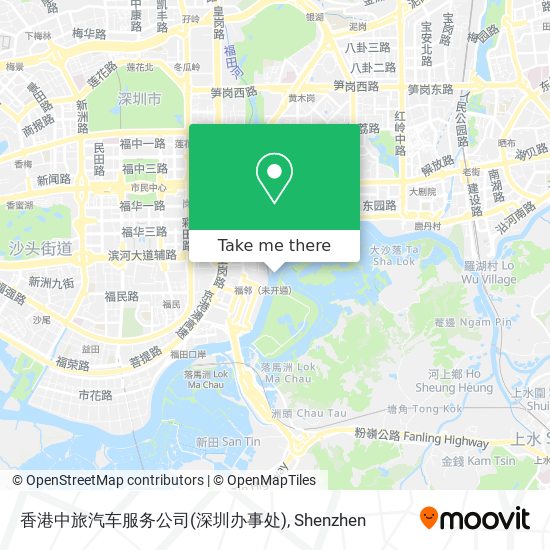 香港中旅汽车服务公司(深圳办事处) map
