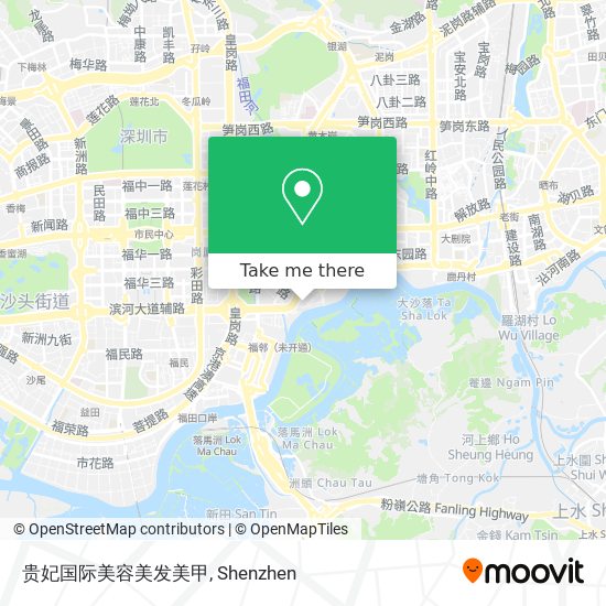 贵妃国际美容美发美甲 map
