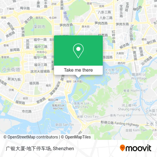 广银大厦-地下停车场 map