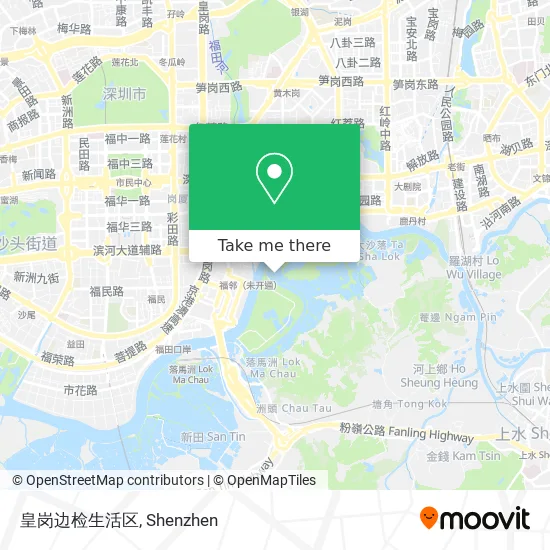 皇岗边检生活区 map