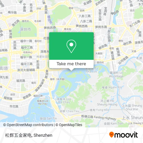 松辉五金家电 map