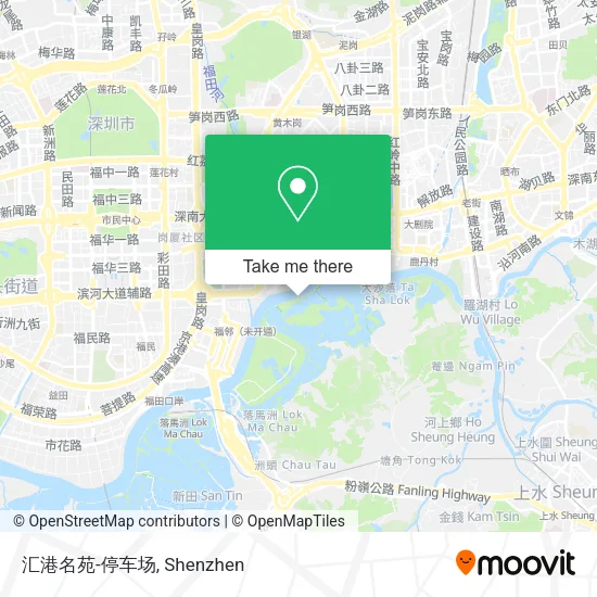 汇港名苑-停车场 map