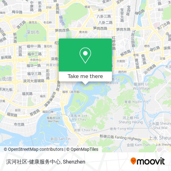 滨河社区-健康服务中心 map