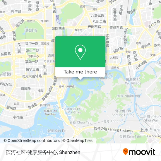 滨河社区-健康服务中心 map