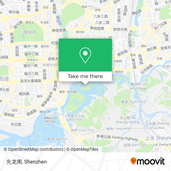 先龙阁 map