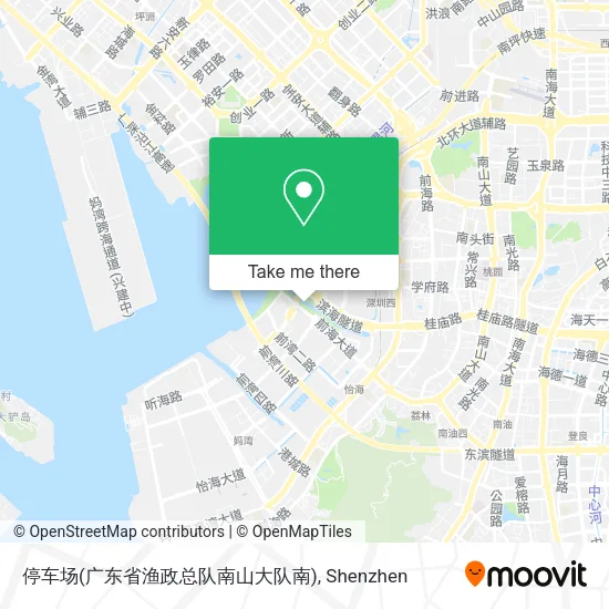 停车场(广东省渔政总队南山大队南) map