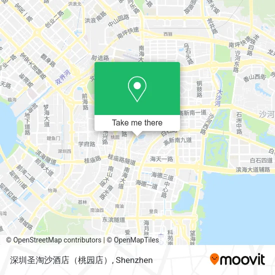 深圳圣淘沙酒店（桃园店） map
