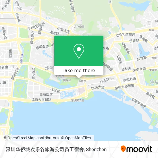 深圳华侨城欢乐谷旅游公司员工宿舍 map