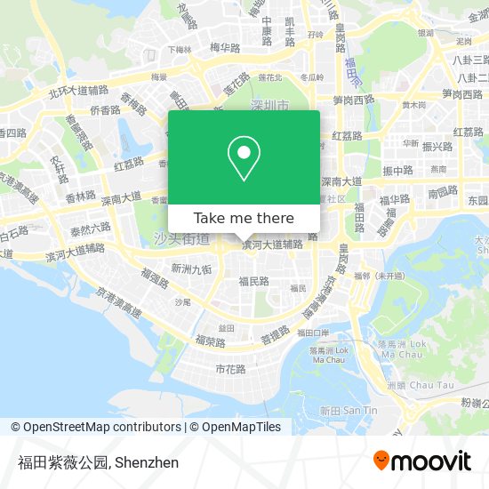 福田紫薇公园 map