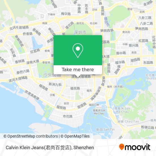 Calvin Klein Jeans(君尚百货店) map