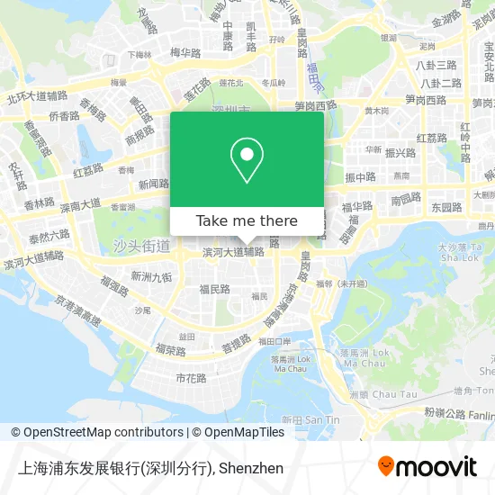 上海浦东发展银行(深圳分行) map