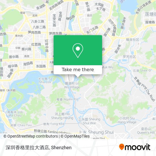 深圳香格里拉大酒店 map