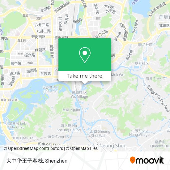 大中华王子客栈 map