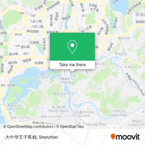 大中华王子客栈 map