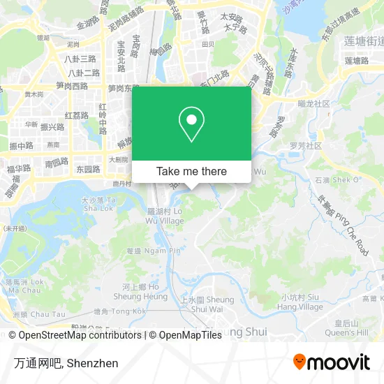 万通网吧 map