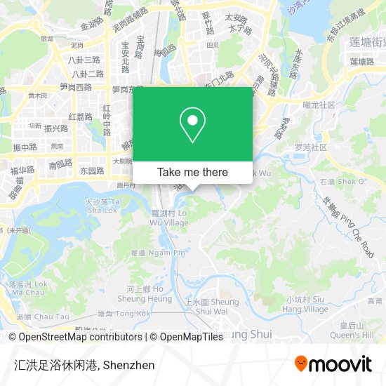 汇洪足浴休闲港 map