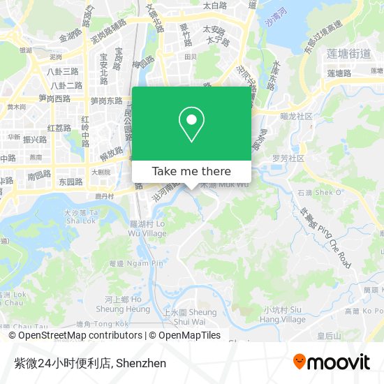 紫微24小时便利店 map