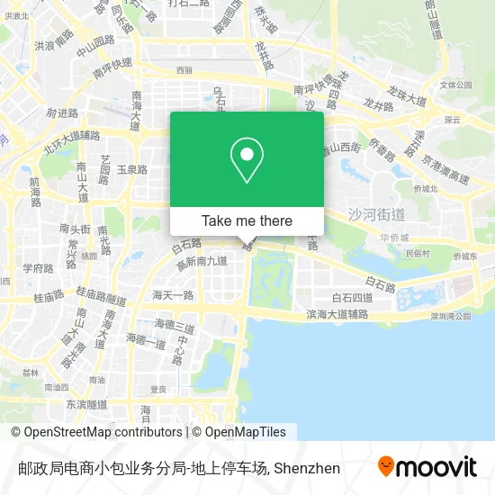 邮政局电商小包业务分局-地上停车场 map