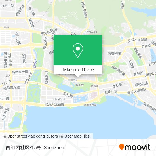 西组团社区-15栋 map
