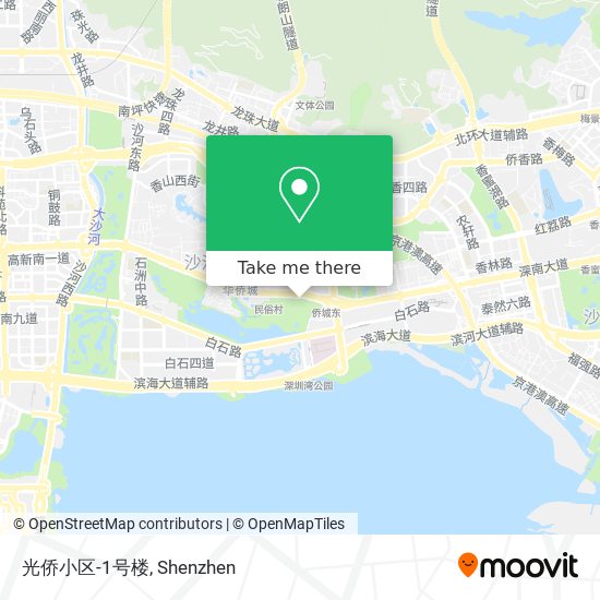 光侨小区-1号楼 map