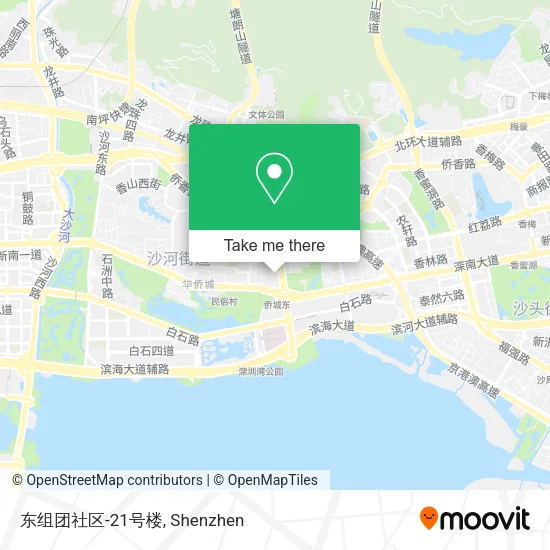 东组团社区-21号楼 map